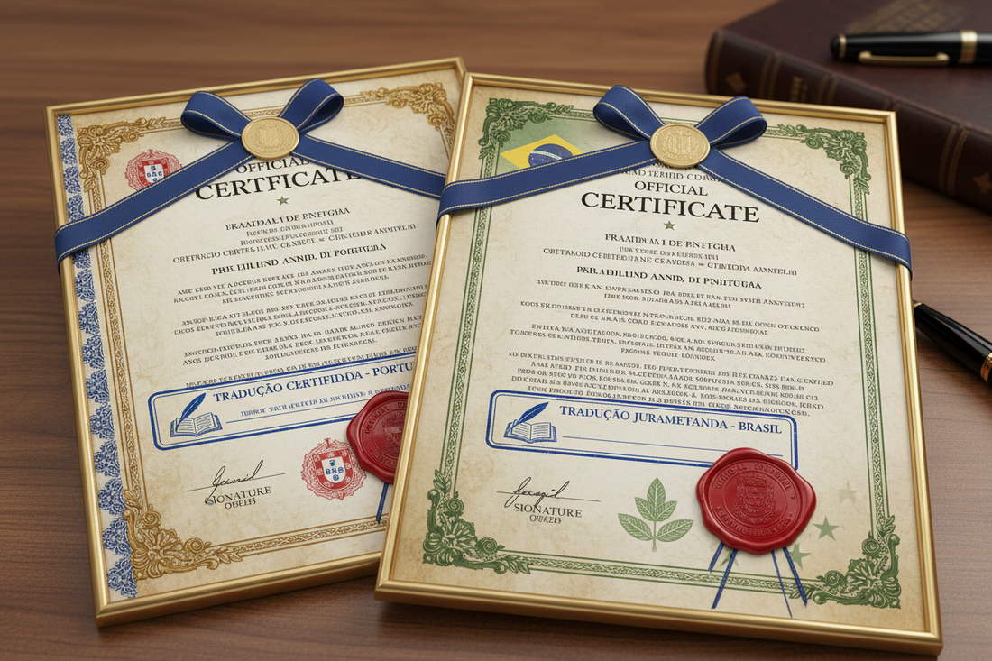 Traduction assermentée certificat de mariage portugais ou brésilien
